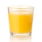 Ein Glas frischer Orangensaft.