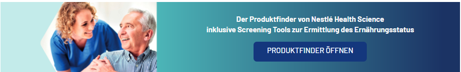 Nestlé Health Science Produktfinder mit Screening Tools für Ernährungsstatus
