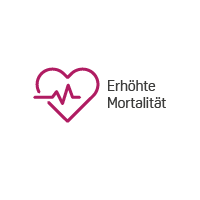 erhoehte mortalitaet icon