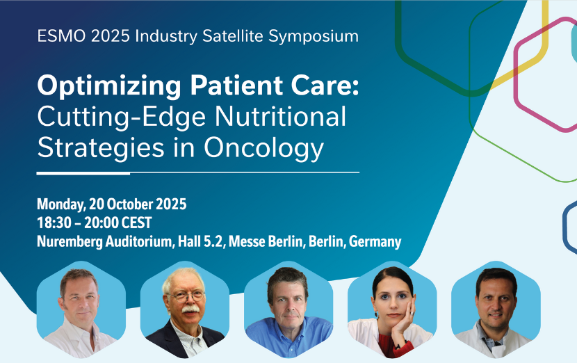 ESMO Kongress 2025: Symposium zur Ernährungstherapie in der Onkologie