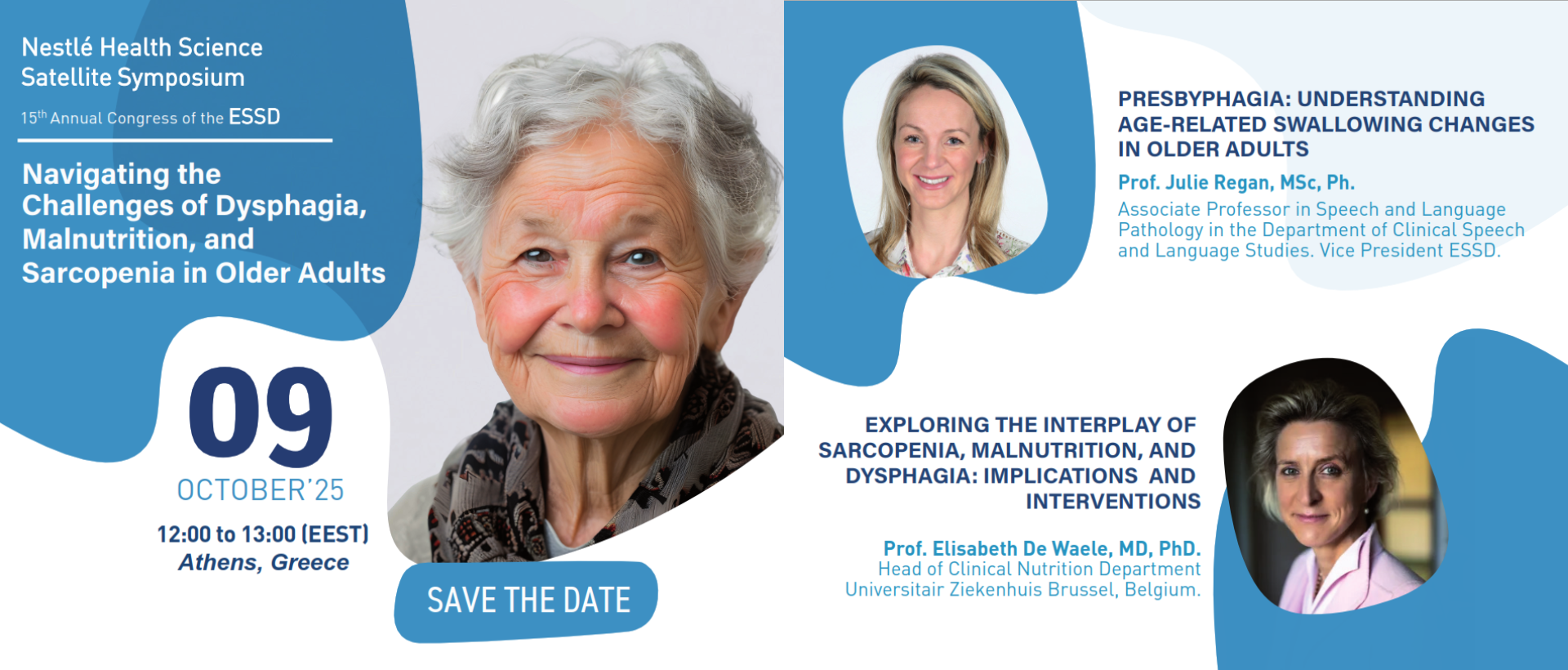 ESSD 2025 - Nestlé Health Science Satellite Symposium: Navigating the Challenges of Dysphagia, Malnutrition and Sarcopenia in Older Adults 