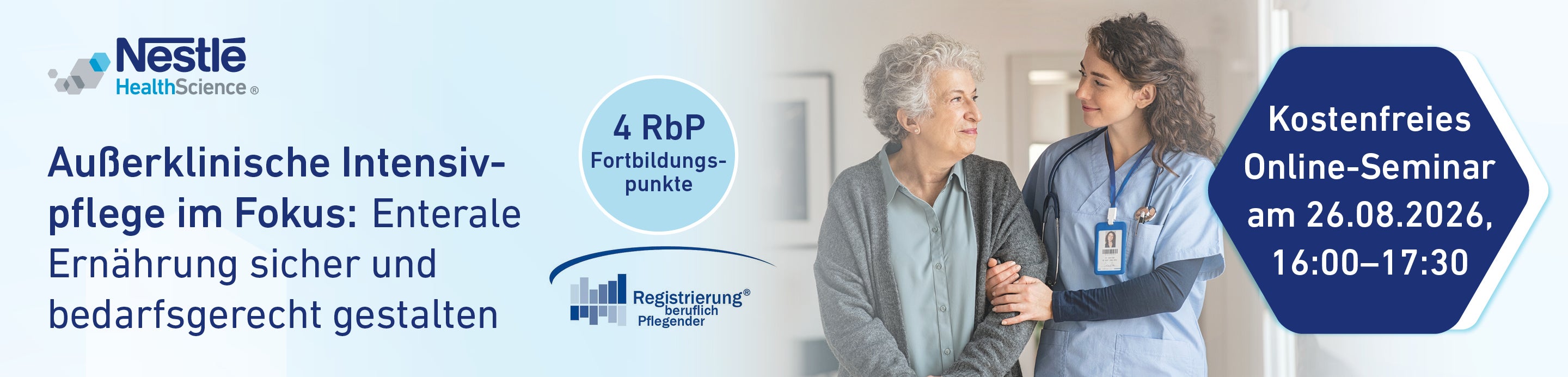 Online-Seminar zur enteralen Ernährung in der außerklinischen Intensivpflege