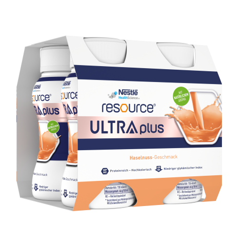 Resource Ultra Plus Haselnuss, 200-ml-Flasche