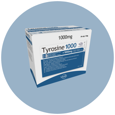 Verpackung von Tyrosine 1000mg.