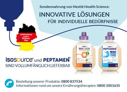 Isosource® und Peptamen ®: Vollumfänglich lieferbar!