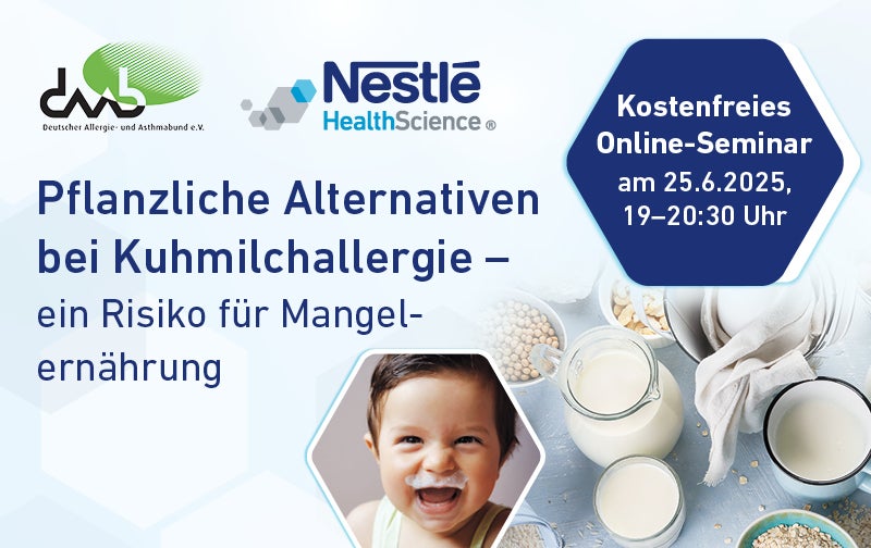 Webinar: Pflanzliche Milchalternativen bei Kuhmilchallergie