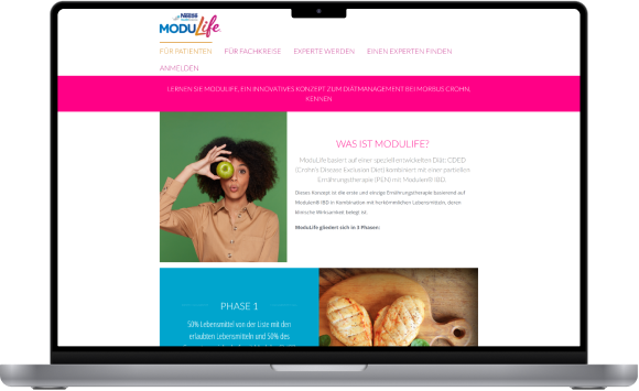 ModuLife® on desktop