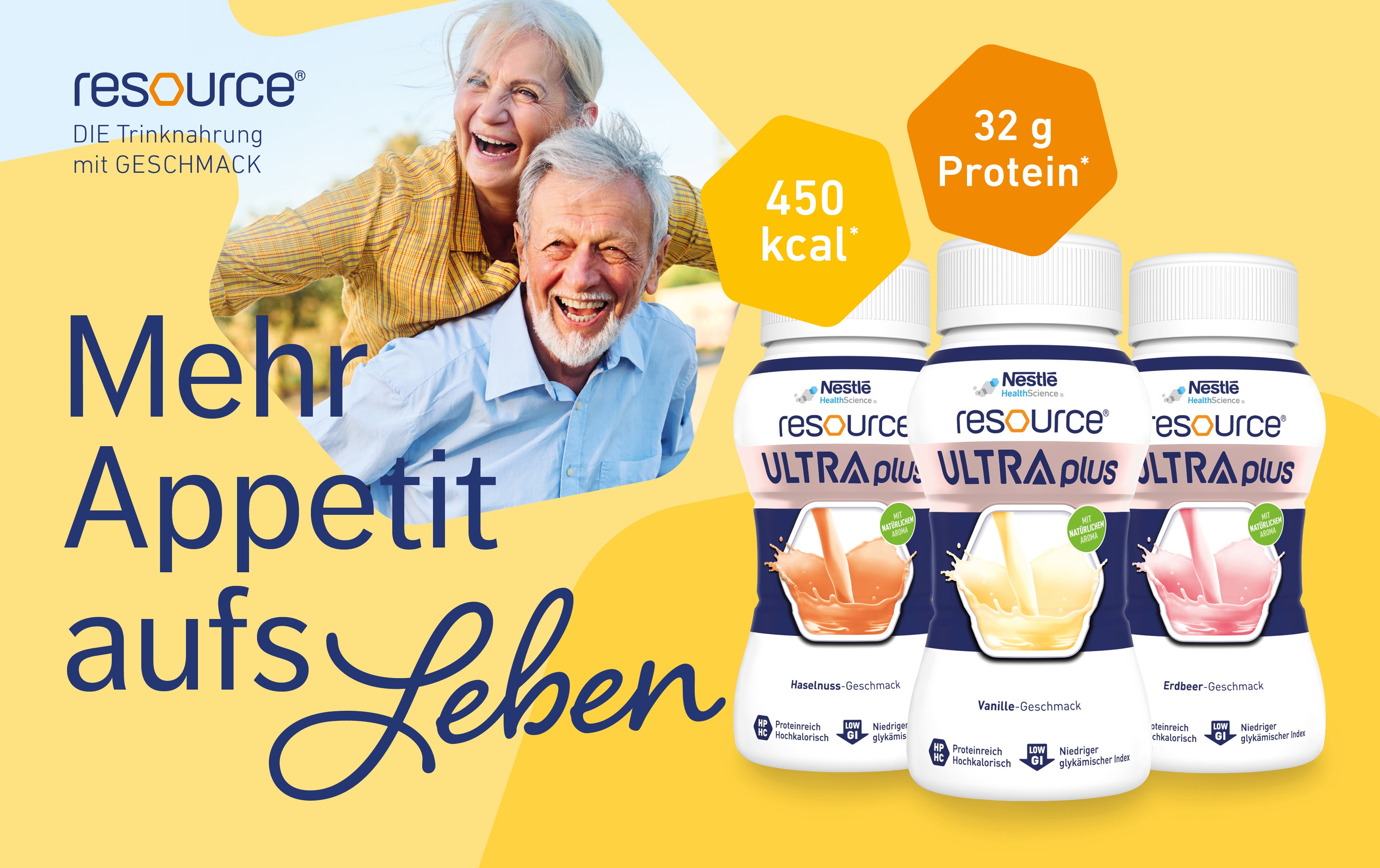 NEU: resource® ULTRA plus - Höchster Proteingehalt einer 200 ml Trinknahrung