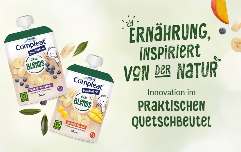 NEU: Compleat® Pediatric Oral Blends – Natürliche Trinknahrung für Kinder