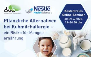 Webinar: Pflanzliche Milchalternativen bei Kuhmilchallergie