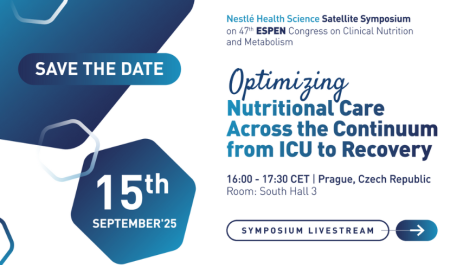 Symposium im Livestream: Optimizing Nutritional Care Across the Continuum from ICU to Recovery 