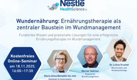 Wundernährung: Ernährungstherapie als zentraler Baustein im Wundmanagement Quick Link