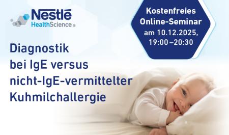 Diagnostik bei IgE versus nicht-IgE-vermittelter Kuhmilchallergie 